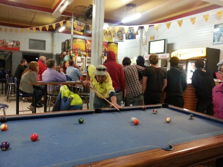 Sometimes we could hang around at the pub